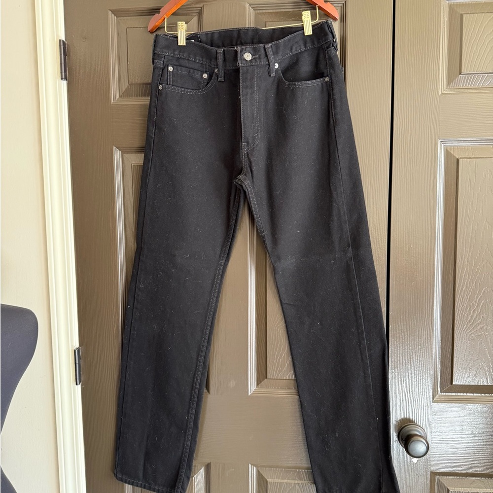Levi's Men's Straight Black Jeans